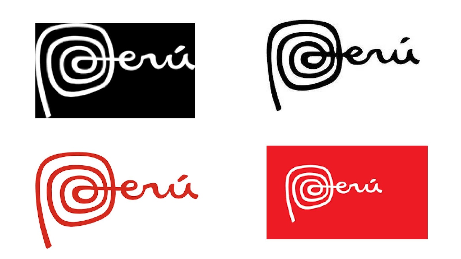 Ejemplo diseño logotipo Perú